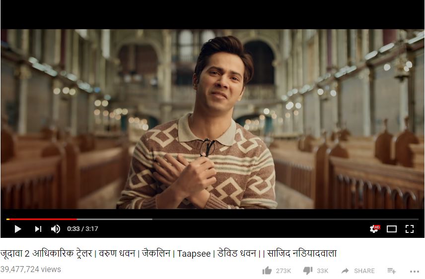 10 Bollywood Movie Trailers With Maximum Views On Youtube This Year 5 10 Bollywood Movie Trailers With Maximum Views On YouTube This Year - RVCJ Media