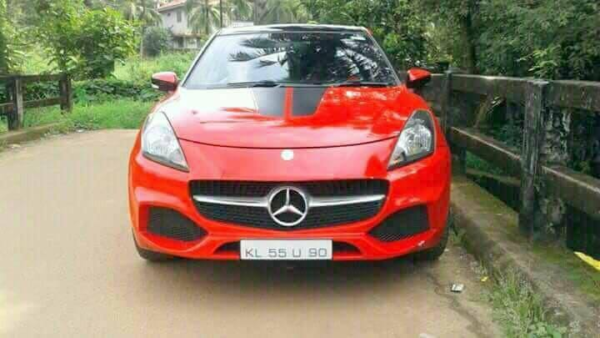 Owner Spent 3 Lakhs & Transformed Maruti Baleno Into A-Class Mercedes. RTO Seized It - RVCJ Media