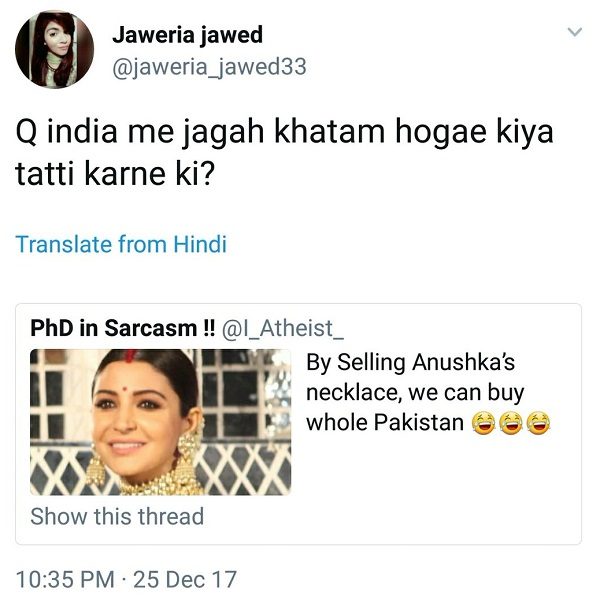 Pak Girl Mocked Her Own Country By Mistake &Amp; Twitter Is Trolling Her In An Epic Way 3 Pak Girl Mocked Her Own Country By Mistake & Twitter Is Trolling Her In An Epic Way - RVCJ Media
