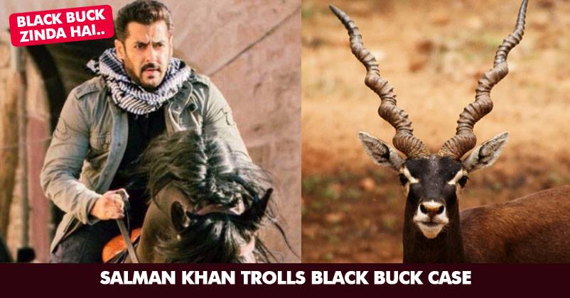Salman Takes A Satirical Dig At Blackbuck Case While Promoting Tiger Zinda Hai. Here’s What He Said RVCJ Media