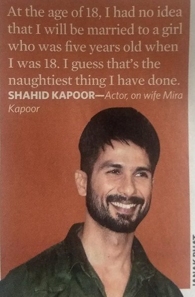 Shahid Kapoor Made A Remark About Marriage With Mira. Twitter Trolled Him Left &Amp; Right 3 Shahid Kapoor Made A Remark About Marriage With Mira. Twitter Trolled Him Left & Right - RVCJ Media