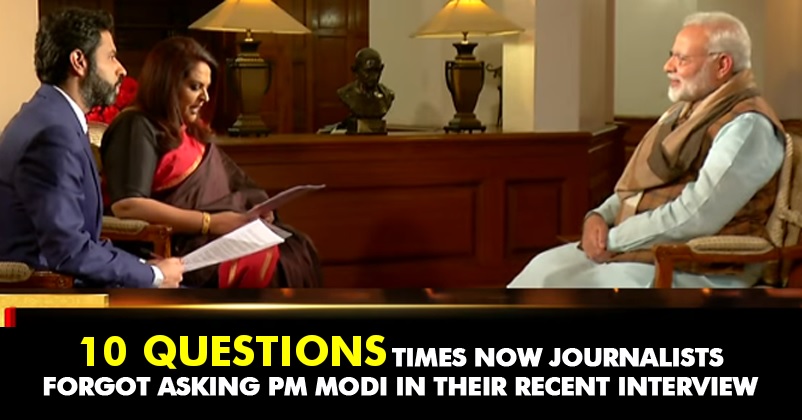 10 Questions Journalists Forgot Asking PM Narendra Modi While Interviewing Him RVCJ Media