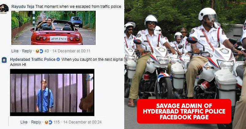 Meet The Man Who Is Making Everyone Laugh On Hyderabad Traffic Police Page. The Admin H RVCJ Media