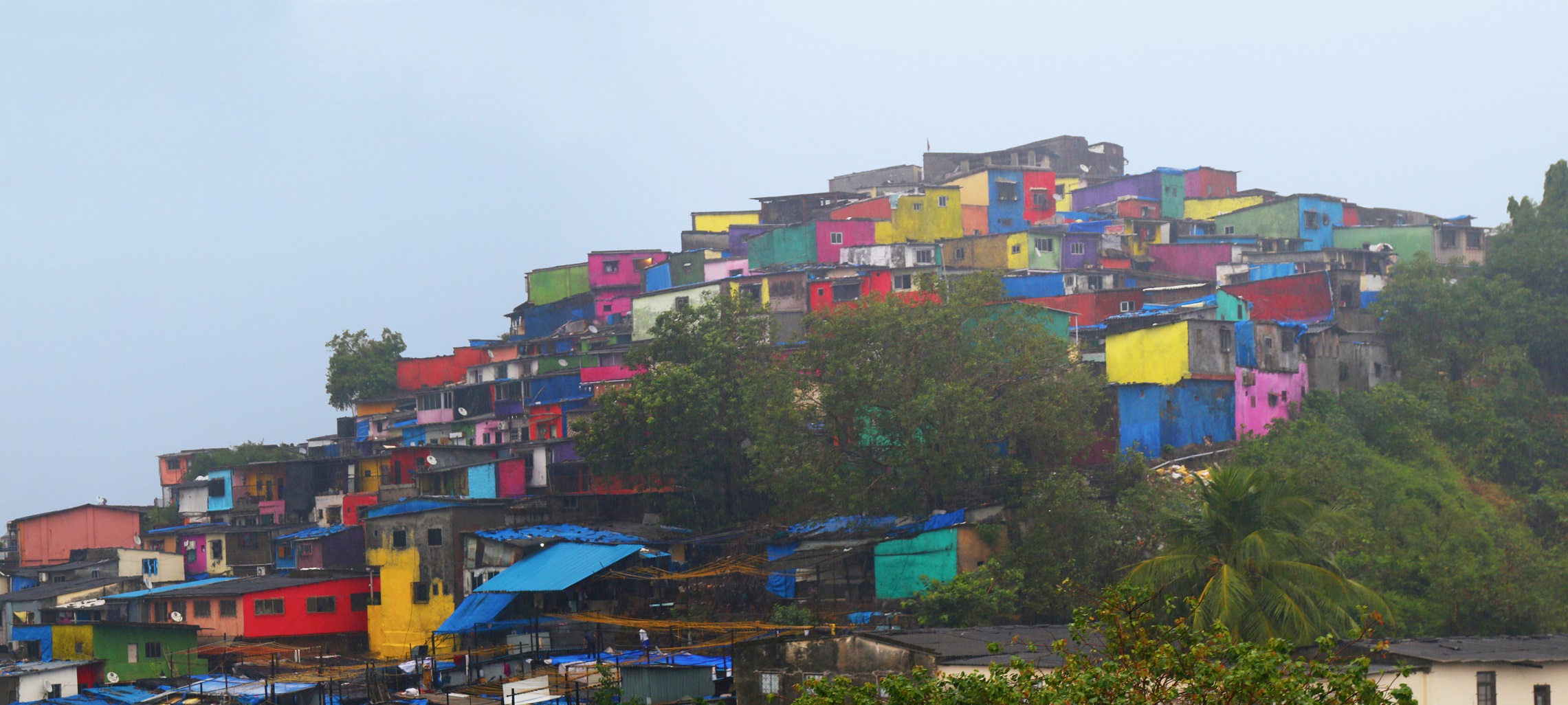 Mumbai's Asalpha Slum Looks No Less Than A Colourful Italian Village Now. This Is How It Happened RVCJ Media