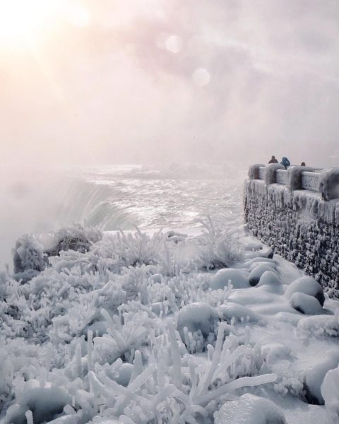 Cold Conditions In Us Reached New Level. Niagara Falls Frozen. Pics Are Scary 3 Cold Conditions In US Reached New Level. Niagara Falls Frozen. Pics Are Scary - RVCJ Media