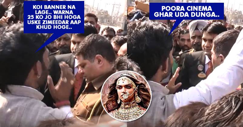 Padmaavat Row: Rajput Karni Sena Threatens To Destroy Theatre In Front Of Police If Film Screens RVCJ Media
