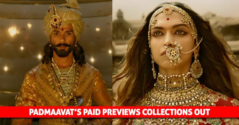 Padmaavat Paid Preview Collections. Numbers Highly Affected By Karni Sena Protests RVCJ Media