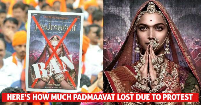 This Is How Much Loss “Padmaavat” Suffered Because Of Protests & No Screening In Few States RVCJ Media