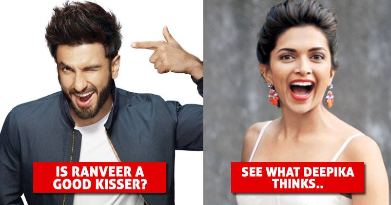 Deepika Was Asked “Is Ranveer Singh A Good Kisser?” See What Deepika Replied RVCJ Media