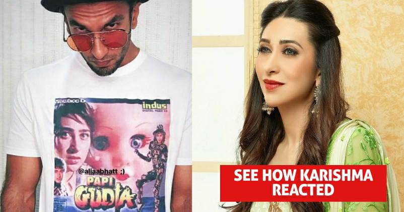 Ranveer Singh Wore Karisma Kapoor's Papi Gudia Tee. This Is The Reaction He Got From Her RVCJ Media