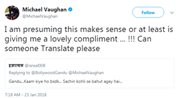 Vaughan Thought G**ndu & Bhsdk Is a Lovely Compliment. Got Brutally Trolled On Twitter - RVCJ Media
