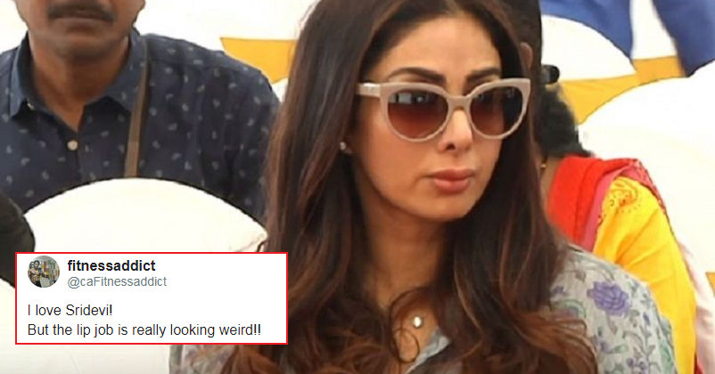 Did Sridevi Undergo A Lip Job? People Are Trolling Her For Her New Lips