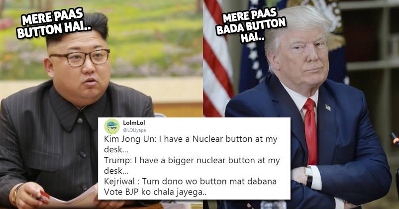 Trump & Kim Jong-un Fight Over Nuclear Button & Twitter Is Enjoying With Crazy Jokes And Memes RVCJ Media