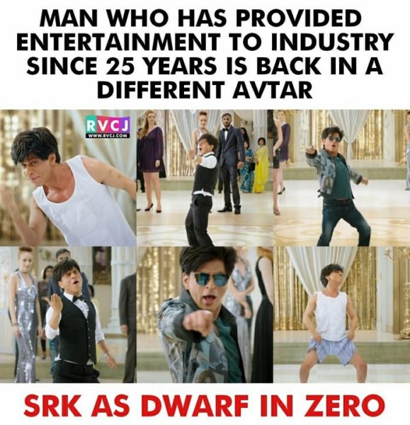 SRK’s Dwarf Look Is Out. “Zero” Teaser Will Make You Go Crazy. Shah Rukh Nailed It - RVCJ Media