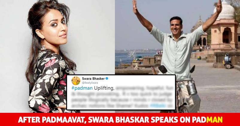 Swara Bhasker & Homi Adajania’s Review Of Padman Will Make Akshay’s Fans Super Happy RVCJ Media