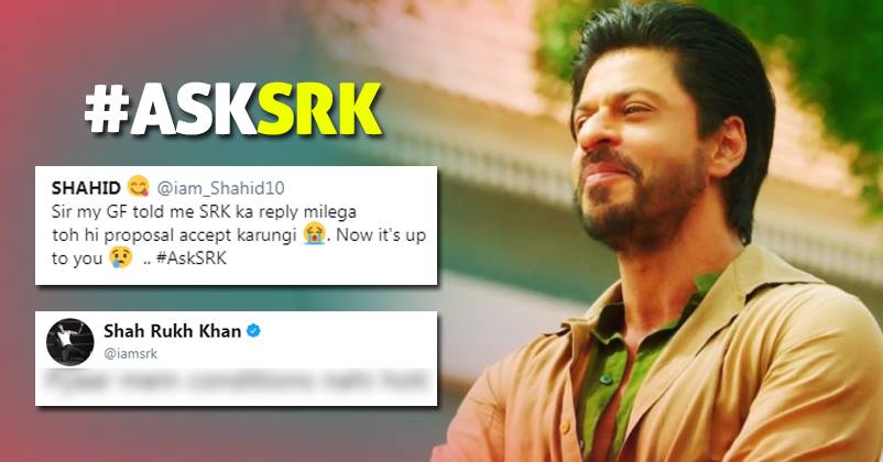 SRK Hosted AskSRK Session On Twitter. Won Our Hearts With Best Replies RVCJ Media