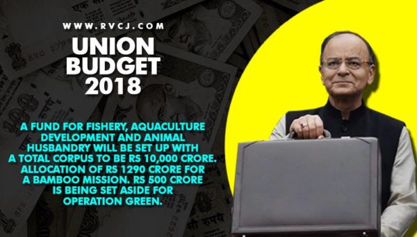Union Budget 2018-2019. Here Are The Major Highlights Which You Need To Know - RVCJ Media