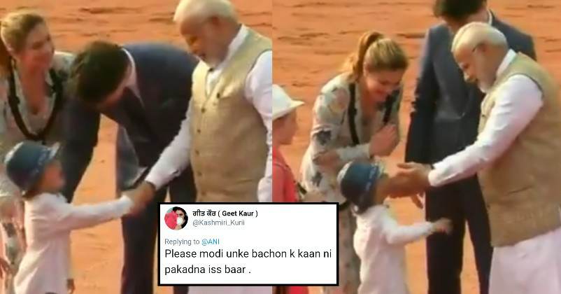 PM Modi Welcomed Hadrien, Trudeau’s Youngest Kid, & His Reaction Will Make You Go Aww RVCJ Media