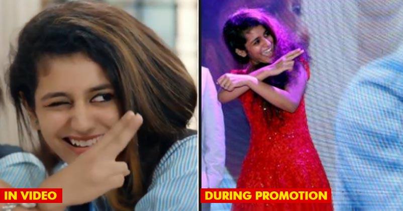 Priya Re-Acted Flying Kiss Scene While Promoting Film At An Event. Pics Are Too Good To Miss RVCJ Media