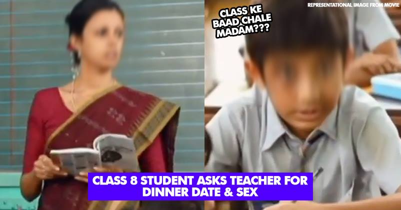 Class 8 Student Asks Teacher For Candle Light Dinner & Sex. What Has Happened To Kids Today? RVCJ Media
