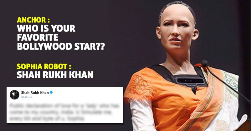World’s First Robot Sophia Said Shah Rukh Khan Is Her Favourite Actor. This Is What SRK Replied RVCJ Media