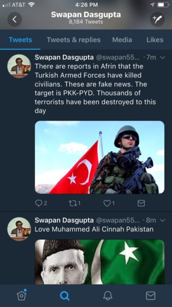 Anupam Kher, Ram Madhav & Swapan Dasgupta's Twitter Accounts Get Hacked By Pro-Pakistani Hackers - RVCJ Media