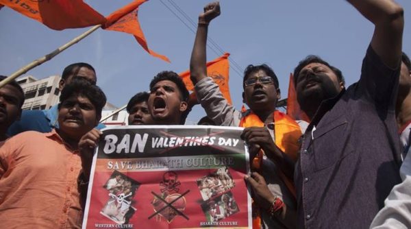Bajrang Dal Does It Again. Harasses Couples On Valentines Day And Get Animals Married 2 Bajrang Dal Does It Again. Harasses Couples On Valentines Day And Get Animals Married - RVCJ Media