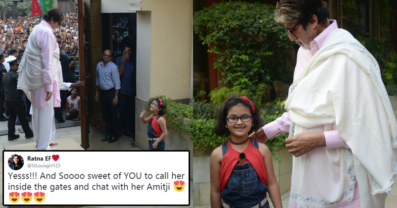 A Little Fan Somehow Managed To Enter Big B’s House. His Gesture Is Winning Hearts On Twitter RVCJ Media