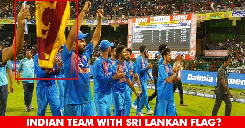 Rohit Walked With Flag Of Sri Lanka Instead Of India After Win. Reason Will Make You Respect Him RVCJ Media