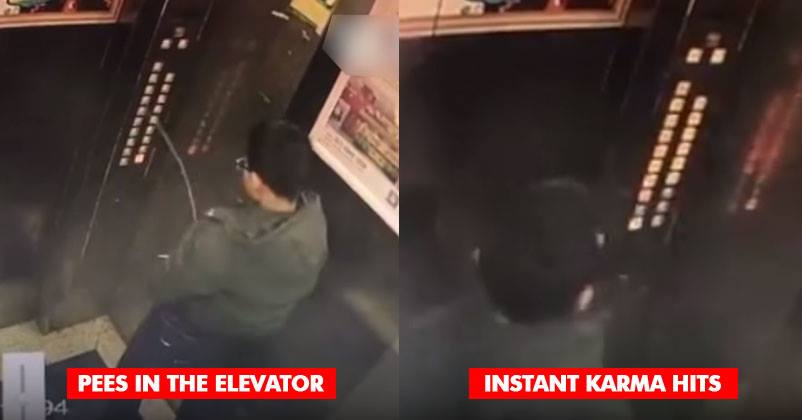 This Kid Was Caught Peeing In Lift. This Is How Karma Served Him Immediately RVCJ Media
