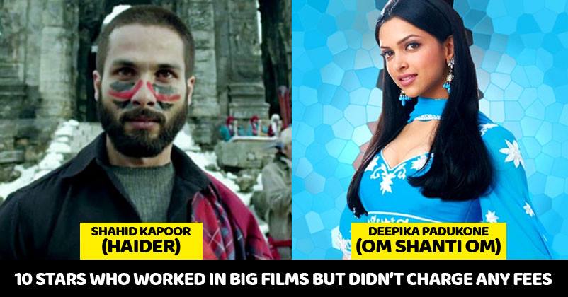10 Bollywood Stars Who Worked In Big Films But Didn't Charge Any Fees For It RVCJ Media