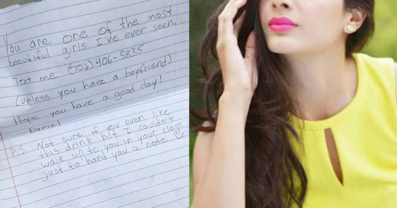 Guy Asks A Girl Out With A Romantic Note, Gets A Classy Reply From Her Boyfriend RVCJ Media