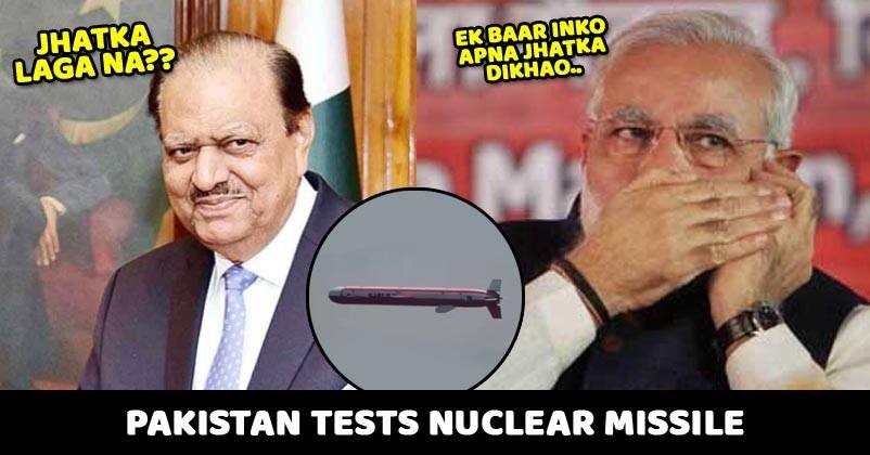 Pak Successfully Tests Nuclear Missile Named Babur With 450 KM Range. Blames India For Provocation RVCJ Media