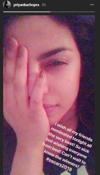 Priyanka Chopra Didn’t Appear At Oscars 2018 &Amp; Revealed The Reason On Instagram 3 Priyanka Chopra Didn’t Appear At Oscars 2018 & Revealed The Reason On Instagram - RVCJ Media