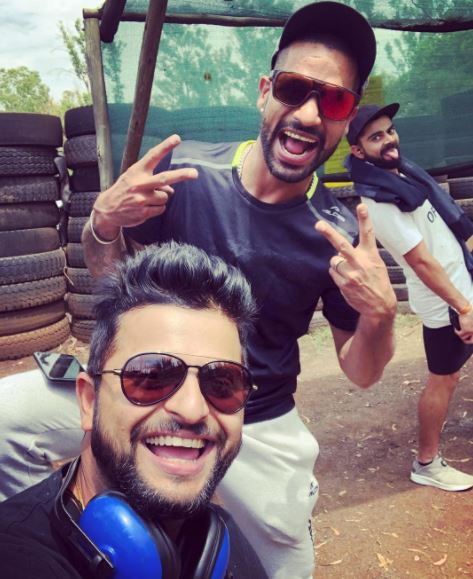 This Is The Funniest Pic Of Virat Kohli Till Date. We Thank Suresh Raina  For Sharing It - RVCJ Media