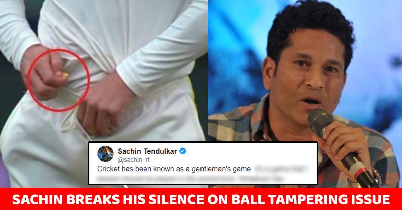 Sachin Tendulkar Finally Tweeted On Ball Tampering Matter. This Is What He Said RVCJ Media