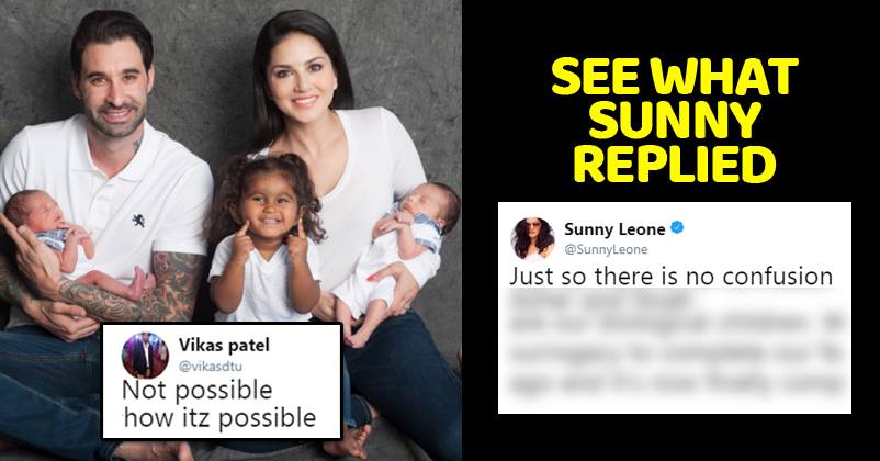 Twitter Asked How Sunny Leone Became Mother Without Getting Pregnant. Here’s What Sunny Replied RVCJ Media