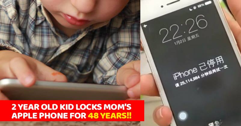2-Yr Boy Locked Mom’s iPhone For 48 Years By Entering Wrong Unlock Pin. Thank God We Have Android RVCJ Media