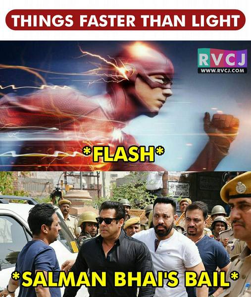17 Hilarious Memes On Salman Khan's Bail That Even Bhai Fans Will Love - RVCJ Media