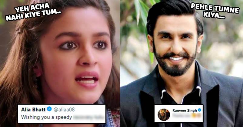 Ranveer & Alia Revealed Each Other’s Nicknames On Twitter & They Are Damn Sweet RVCJ Media