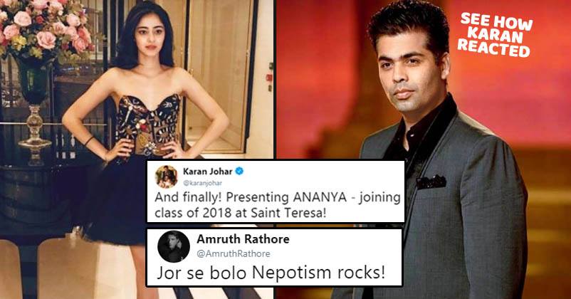 Karan Johar Was Trolled For Nepotism Over SOTY 2 Cast. He Gave Them An Epic Reply RVCJ Media