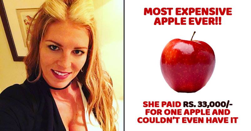This Girl Had To Pay Rs 33,000 For An Apple. This Is What Made Her Pay RVCJ Media