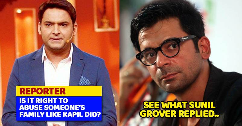 Journo Asked Sunil To Comment On Kapil’s Abusive Behaviour. Sunil’s Reply Will Make You Respect Him RVCJ Media
