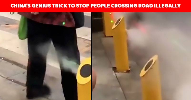 China Comes Up With Smart Solution For People Who Cross Road Illegally. Installs Water Pistols RVCJ Media
