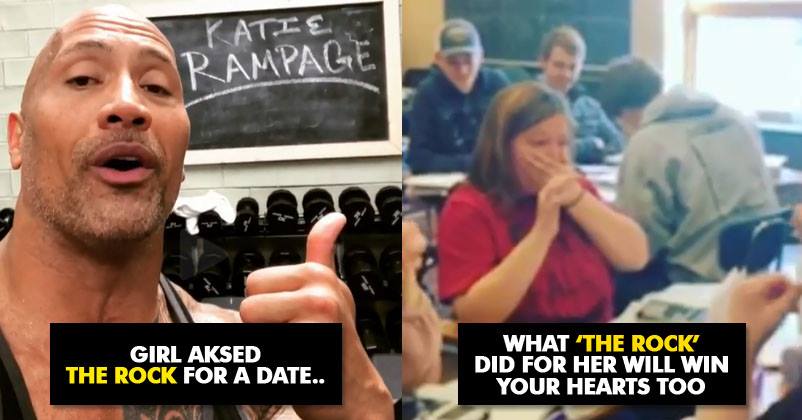 A Die Hard Fan Of Dwayne Johnson Asked Him For Date. This Is How He Surprised Her RVCJ Media