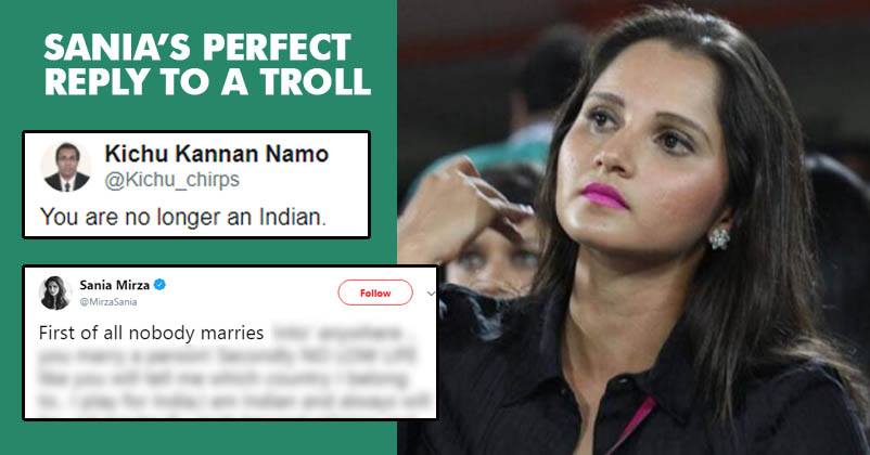 Hater Slammed Sania & Said That She’s Not An Indian. Sania Shut Him Down Like A Boss RVCJ Media