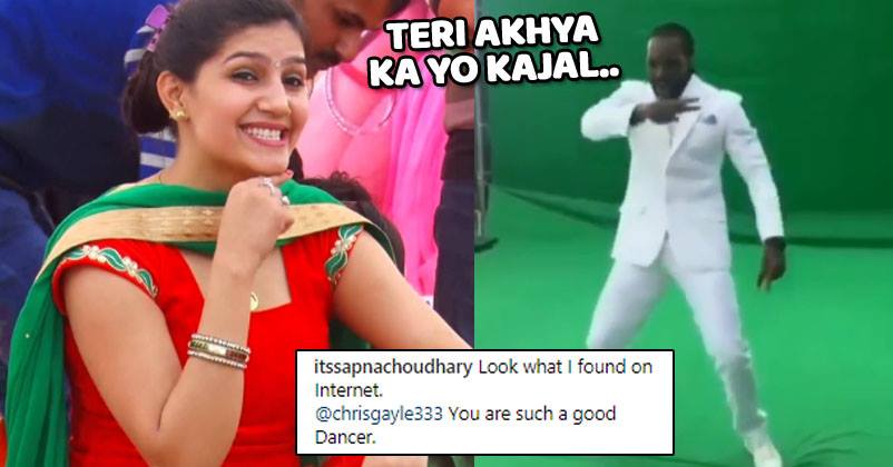 Sapna Choudhary Shares Chris Gayle's Dance On Aakhiyan Ka Yo Kajal. Is It Real? RVCJ Media
