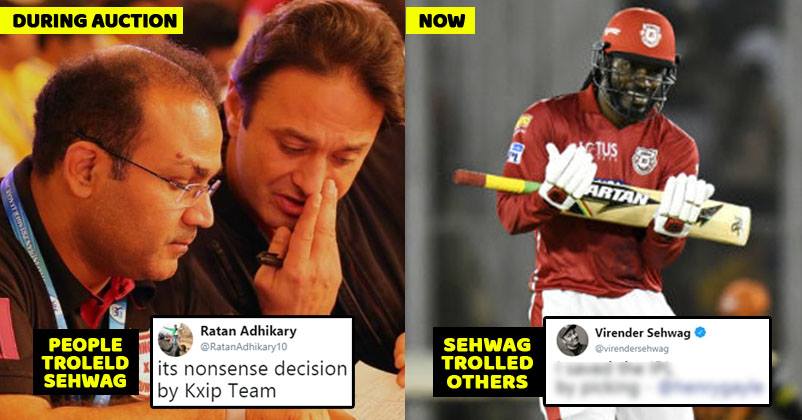 After Chris Gayle’s 1st Century In IPL, Sehwag Trolled Haters Who Mocked Him & KXIP For Buying Him RVCJ Media