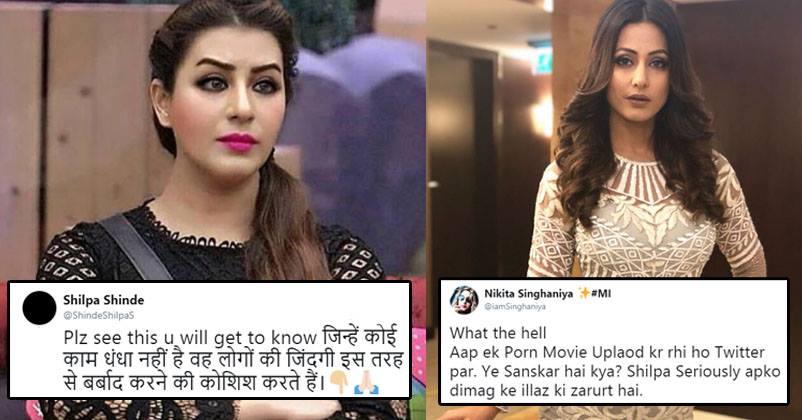 802px x 420px - Shilpa Shinde Tweeted An Adult Video, Got Thrashed By BB Rival ...