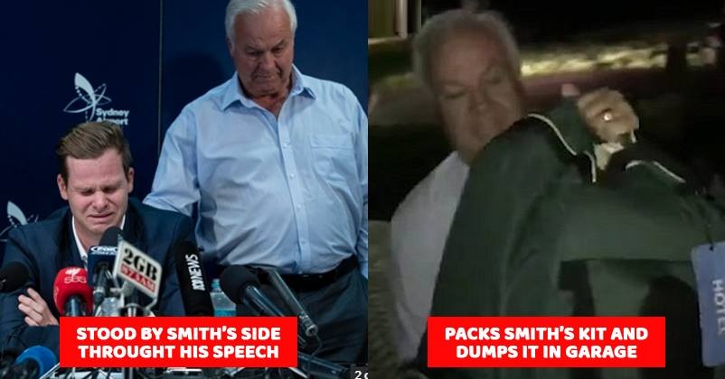 Steve Smith's Father Takes His Kitbag And Dumps It In The Garage. The Video Will Break Your Heart RVCJ Media